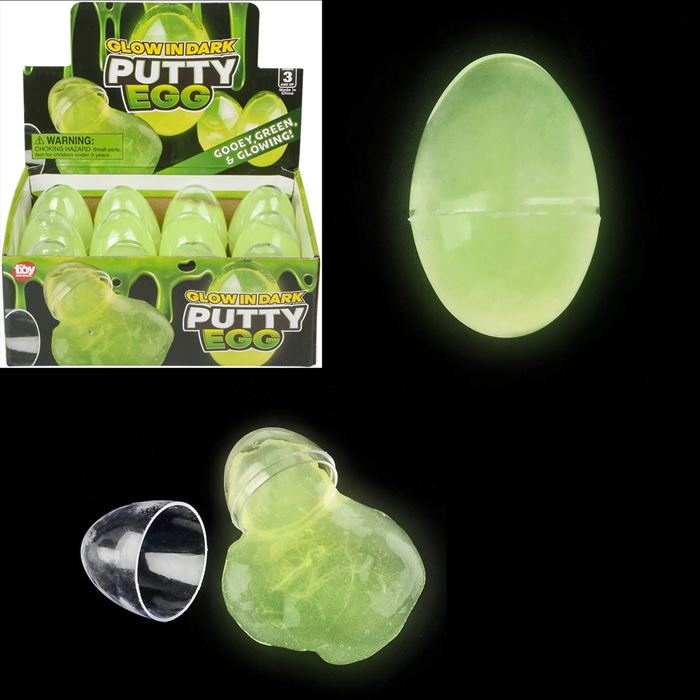TR34313 Glow In The Dark Putty Egg